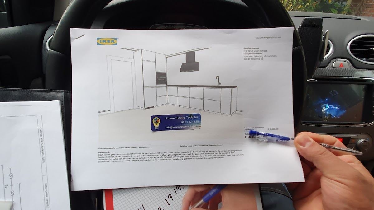 Elektriciën aan het werk